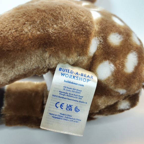 Vintage Rare Build-A-Bear CDW Brown Spotted Fawn Deer Bambi - Picture 13 of 15